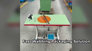 HF L1063 Semi Auto Webbing Winder for Textile Packaging